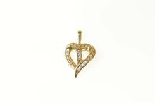 Load image into Gallery viewer, 10K 0.30 Ctw Diamond Classic Heart Love Symbol Pendant Yellow Gold