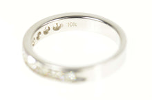 Load image into Gallery viewer, 10K 1.00 Ctw Classic Diamond Wedding Band Ring Size 6.5 White Gold