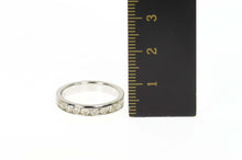 Load image into Gallery viewer, 10K 1.00 Ctw Classic Diamond Wedding Band Ring Size 6.5 White Gold