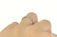 Load image into Gallery viewer, 10K 1.00 Ctw Classic Diamond Wedding Band Ring Size 6.5 White Gold