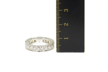 Load image into Gallery viewer, Platinum 2.10 Ctw Diamond Eternity Vine Wedding Band Ring Size 5.75