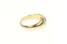 Load image into Gallery viewer, 14K 1.79 Ctw Victorian Ruby Diamond Engagement Ring Size 9.75 Yellow Gold