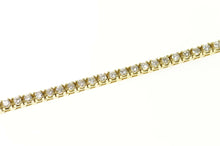 Load image into Gallery viewer, 14K 2.00 Ctw Classic Round Diamond Tennis Bracelet 7&quot; Yellow Gold