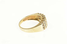 Load image into Gallery viewer, 10K Ctw Diamond Graduated Statement Band Ring Size 7.25 Yellow Gold