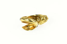 Load image into Gallery viewer, 18K Diamond Enamel Chinese Lion Wrap Ring Size 5.25 Yellow Gold