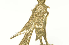Load image into Gallery viewer, 14K Ancient Egyptian Horus Symbol Heiroglyphic Charm/Pendant Yellow Gold