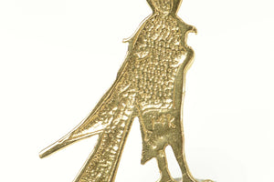 14K Ancient Egyptian Horus Symbol Heiroglyphic Charm/Pendant Yellow Gold