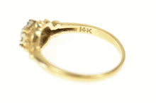 Load image into Gallery viewer, 14K 0.27 Ct 1940&#39;s Diamond Floral Engagement Ring Size 6 Yellow Gold