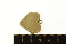 Load image into Gallery viewer, 14K Retro Heart Four Photo Shamrock Locket Pendant Yellow Gold