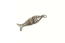 Load image into Gallery viewer, Sterling Silver Articulated Ornate Fish Statement Pendant