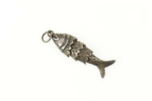 Load image into Gallery viewer, Sterling Silver Articulated Ornate Fish Statement Pendant