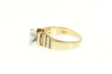 Load image into Gallery viewer, 14K 0.91 Ctw Marquise Diamond Engagement Ring Size 7.25 Yellow Gold