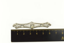 Load image into Gallery viewer, Platinum 1.17 Ctw Old European Cut Diamond Victorian Pin/Brooch