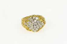Load image into Gallery viewer, 18K 1.44 Ctw Diamond Artisanal Vine Cluster Men&#39;s Ring Size 10 Yellow Gold