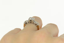 Load image into Gallery viewer, 14K 0.53 Ctw 1940&#39;s Diamond Classic Engagement Ring Size 6.25 Yellow Gold