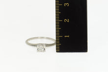 Load image into Gallery viewer, 14K 0.16 Ct 1940&#39;s Diamond Solitaire Engagement Ring Size 7.5 White Gold