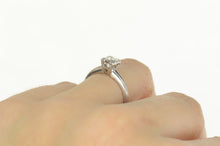 Load image into Gallery viewer, 14K 0.16 Ct 1940&#39;s Diamond Solitaire Engagement Ring Size 7.5 White Gold