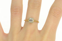 Load image into Gallery viewer, 14K 0.47 Ct G/VS2 1940&#39;s Diamond Engagement Ring Size 7.25 Yellow Gold