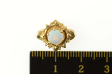 Load image into Gallery viewer, 14K Ornate Opal Decorative Slide Bracelet Charm/Pendant Yellow Gold