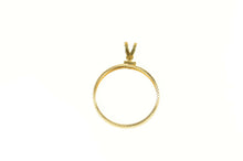 Load image into Gallery viewer, 14K 1 oz. Gold Eagle $50 Coin Bezel Holder Pendant Yellow Gold
