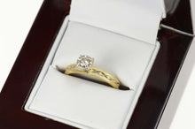 Load image into Gallery viewer, 14K 1940&#39;s Diamond Solitaire Promise Engagement Ring Size 6.5 Yellow Gold