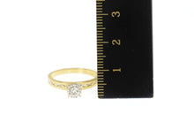 Load image into Gallery viewer, 14K 1940&#39;s Diamond Solitaire Promise Engagement Ring Size 6.5 Yellow Gold