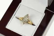 Load image into Gallery viewer, 14K 0.23 Ctw Cluster Diamond Engagement Ring Size 5.75 Yellow Gold