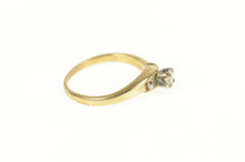 Load image into Gallery viewer, 14K 0.29 Ctw Classic Three Diamond Engagement Ring Size 5 Yellow Gold