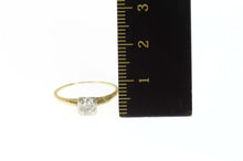 Load image into Gallery viewer, 14K 1940&#39;s Retro Classic Travel Engagement Ring Size 5 Yellow Gold