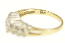 Load image into Gallery viewer, 14K 0.44 Ctw Graduated Diamond Statement Band Ring Size 6.25 Yellow Gold