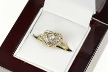 Load image into Gallery viewer, 10K Diamond Baguette &amp; Round Wedding Band Ring Size 6.75 Yellow Gold