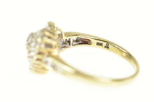 Load image into Gallery viewer, 10K Diamond Baguette &amp; Round Wedding Band Ring Size 6.75 Yellow Gold