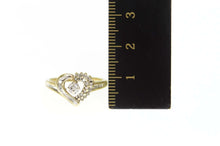 Load image into Gallery viewer, 10K Diamond Baguette &amp; Round Wedding Band Ring Size 6.75 Yellow Gold