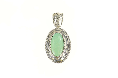 Sterling Silver Carolyn Pollack Relios Turquoise Statement Pendant