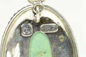 Sterling Silver Carolyn Pollack Relios Turquoise Statement Pendant