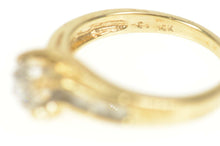 Load image into Gallery viewer, 10K 0.30 Ctw Classic Diamond Engagement Ring Size 6.75 Yellow Gold