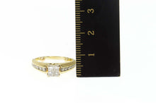 Load image into Gallery viewer, 14K 0.76 Ctw Princess Diamond Engagement Ring Size 6.25 Yellow Gold