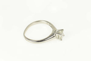 Platinum 0.68 Ctw VVS2 Princess Diamond Engagement Ring Size 6