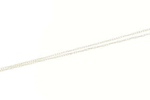Load image into Gallery viewer, Sterling Silver 1.1mm Cable Link Classic Simple Chain Necklace 16.25&quot;