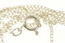 Load image into Gallery viewer, Sterling Silver 1.1mm Cable Link Classic Simple Chain Necklace 16.25&quot;