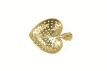 Load image into Gallery viewer, 10K 0.75 Ctw Diamond Pave Heart Love Symbol Pendant Yellow Gold