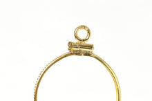 Load image into Gallery viewer, 14K 1/2 Sovereign Coin Holder Bezel Charm/Pendant Yellow Gold