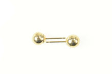 Load image into Gallery viewer, 14K Simple Classic Round Sphere Ball Stud Earrings Yellow Gold