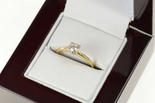 Load image into Gallery viewer, 14K 0.20 Ct Diamond Solitaire Classic Engagement Ring Size 5 Yellow Gold