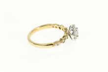 Load image into Gallery viewer, 14K 0.75 Ctw Round Diamond Halo Engagement Ring Size 7 Yellow Gold