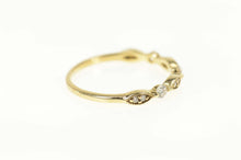 Load image into Gallery viewer, 10K 0.25 Ctw Diamond Milgrain Wedding Band Ring Size 7.25 Yellow Gold