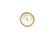 Load image into Gallery viewer, 14K 19.8mm Mabe Pearl Retro Ornate Cocktail Ring Size 8 Yellow Gold