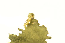 Load image into Gallery viewer, 14K Antigua Island Map Souvenir Travel Charm/Pendant Yellow Gold