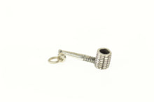 Load image into Gallery viewer, Sterling Silver 3D Corn Cob Tobacco Pipe Smoking Charm/Pendant