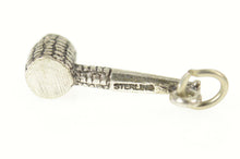 Load image into Gallery viewer, Sterling Silver 3D Corn Cob Tobacco Pipe Smoking Charm/Pendant